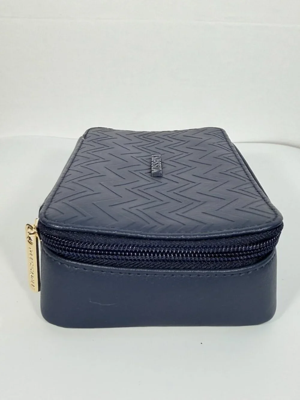 Missoni Chevron Travel Case Multicolor Zipper Cosmetic Makeup Toiletry Bag NWOT